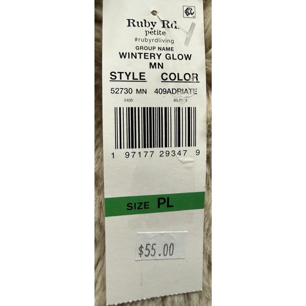 Ruby Rd. Petite Large Textured Open Front Jacket … - image 7